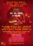 Zpívání koled na zahradě